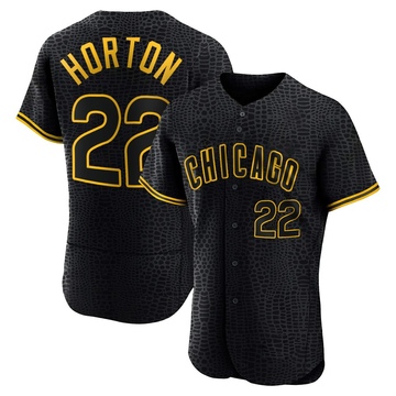 Black Authentic Cade Horton Men's Chicago Cubs Snake Skin City Jersey
