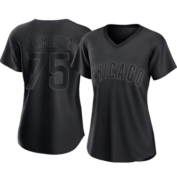 Black Authentic Pedro Ramirez Women's Chicago Cubs Pitch Fashion Jersey
