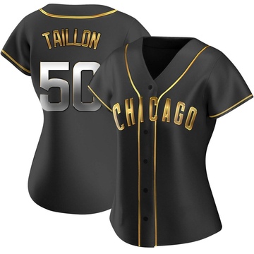 Black Golden Replica Jameson Taillon Women's Chicago Cubs Alternate Jersey