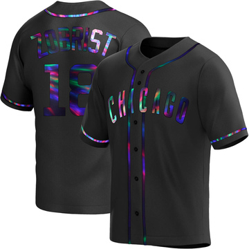 Black Holographic Replica Ben Zobrist Youth Chicago Cubs Alternate Jersey