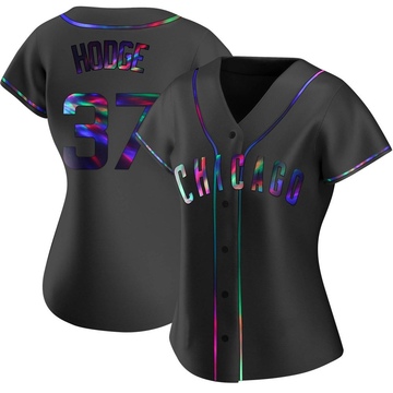 Black Holographic Replica Porter Hodge Women's Chicago Cubs Alternate Jersey