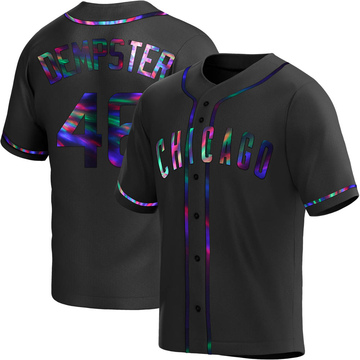 Black Holographic Replica Ryan Dempster Youth Chicago Cubs Alternate Jersey