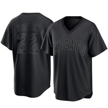 Black Replica Cade Horton Men's Chicago Cubs Pitch Fashion Jersey