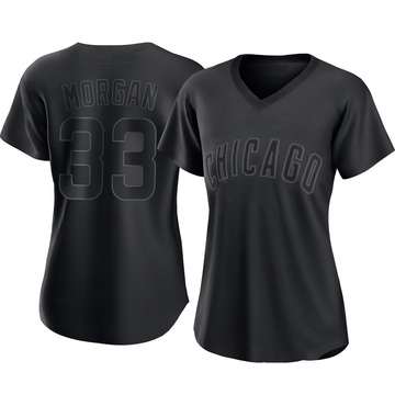 Black Replica Eli Morgan Women's Chicago Cubs Pitch Fashion Jersey
