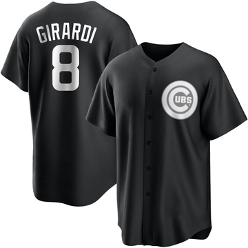 Black/White Replica Joe Girardi Youth Chicago Cubs Jersey