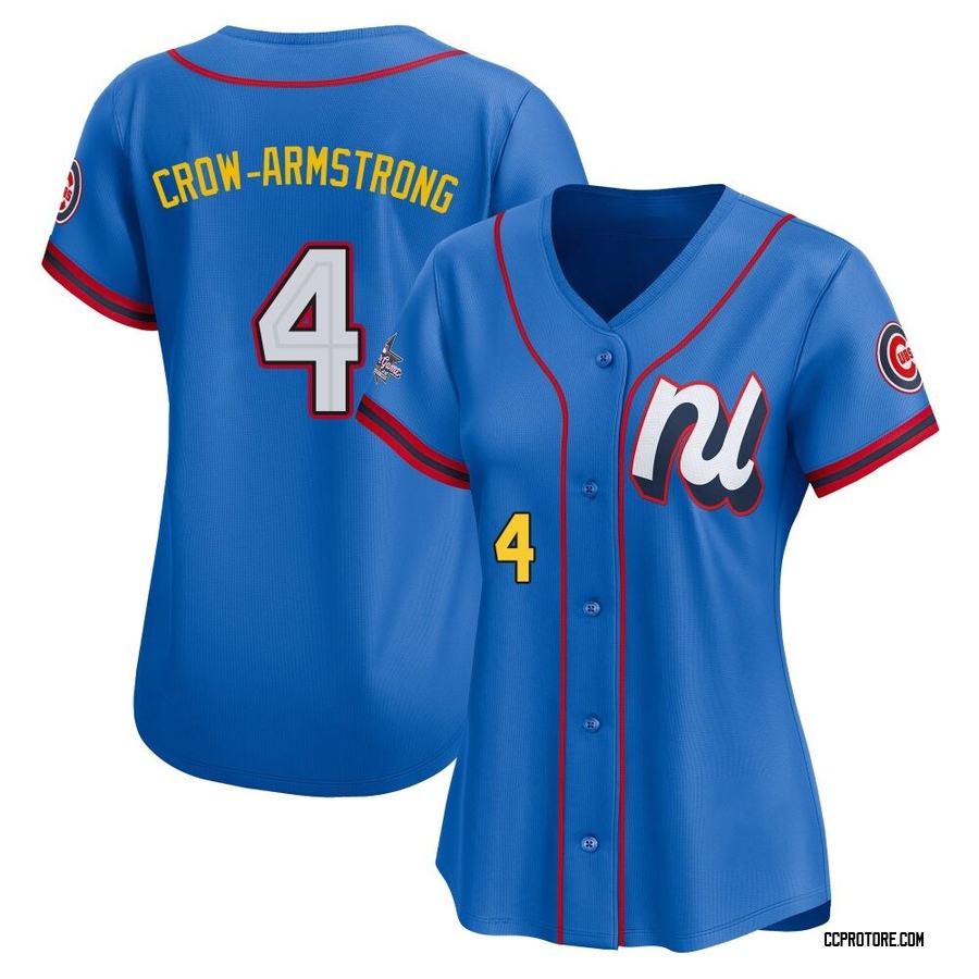 Blue Limited Pete Crow-Armstrong Women's Chicago Cubs National League 2025 All-Star Edition Jersey