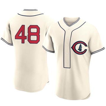 Cream Authentic Daniel Palencia Men's Chicago Cubs 2022 Field Of Dreams Jersey