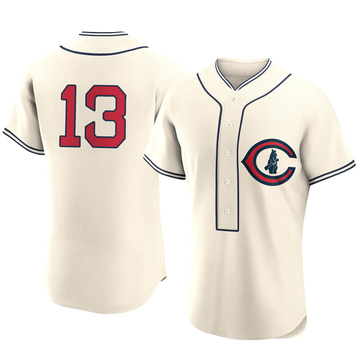 Cream Authentic David Bote Men's Chicago Cubs 2022 Field Of Dreams Jersey