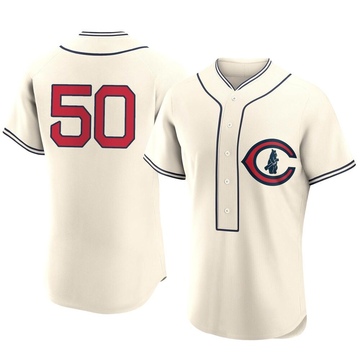 Cream Authentic Jameson Taillon Men's Chicago Cubs 2022 Field Of Dreams Jersey