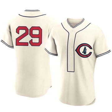 Cream Authentic Michael Busch Men's Chicago Cubs 2022 Field Of Dreams Jersey