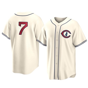 Cream Replica Dansby Swanson Youth Chicago Cubs 2022 Field Of Dreams Jersey