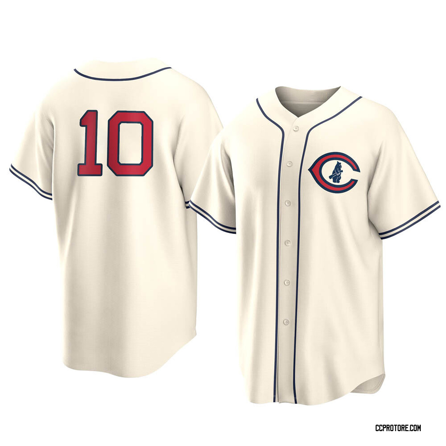 Cream Replica Ron Santo Men's Chicago Cubs 2022 Field Of Dreams Jersey