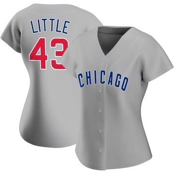 Gray Authentic Luke Little Women's Chicago Cubs Road Jersey