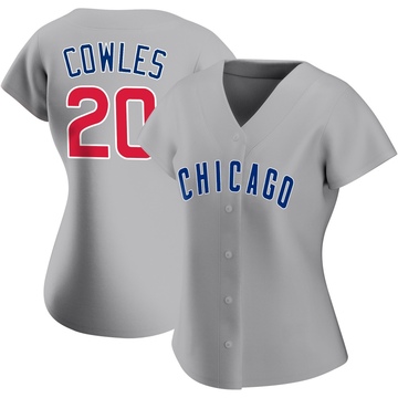 Gray Replica Ben Cowles Women's Chicago Cubs Road Jersey