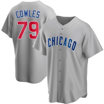 Gray Replica Benjamin Cowles Youth Chicago Cubs Road Jersey