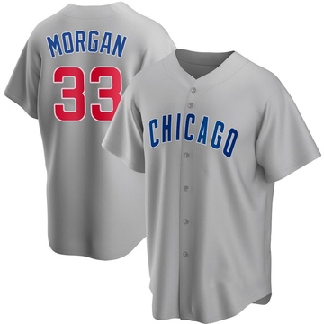 Gray Replica Eli Morgan Men's Chicago Cubs Road Jersey