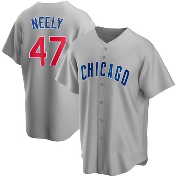 Gray Replica Jack Neely Men's Chicago Cubs Road Jersey