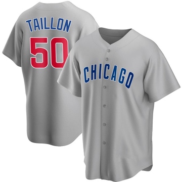 Gray Replica Jameson Taillon Men's Chicago Cubs Road Jersey