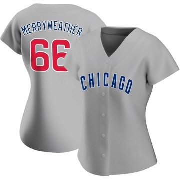 Gray Replica Julian Merryweather Women's Chicago Cubs Road Jersey