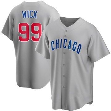 Gray Replica Rowan Wick Youth Chicago Cubs Road Jersey