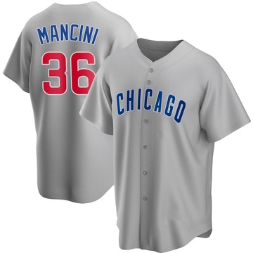 Gray Replica Trey Mancini Men's Chicago Cubs Road Jersey