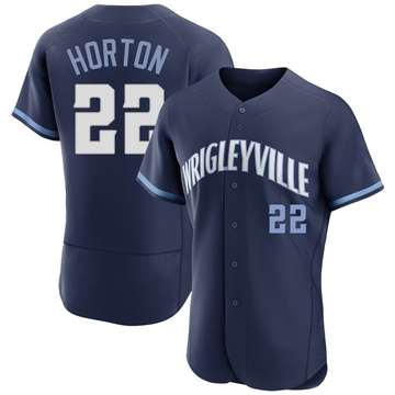 Navy Authentic Cade Horton Men's Chicago Cubs 2021 City Connect Jersey
