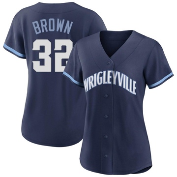 Navy Replica Ben Brown Women's Chicago Cubs 2021 City Connect Jersey