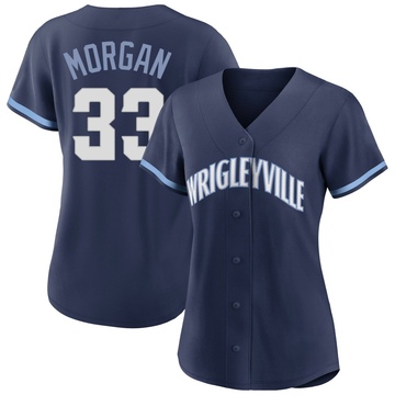 Navy Replica Eli Morgan Women's Chicago Cubs 2021 City Connect Jersey
