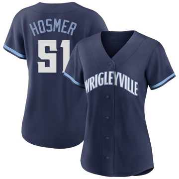 Navy Replica Eric Hosmer Women's Chicago Cubs 2021 City Connect Jersey