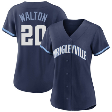 Navy Replica Jerome Walton Women's Chicago Cubs 2021 City Connect Jersey