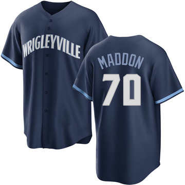 Navy Replica Joe Maddon Youth Chicago Cubs 2021 City Connect Jersey