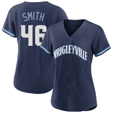 Navy Replica Lee Smith Women's Chicago Cubs 2021 City Connect Jersey