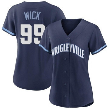 Navy Replica Rowan Wick Women's Chicago Cubs 2021 City Connect Jersey