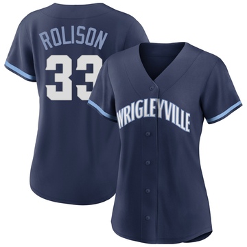 Navy Replica Ryan Rolison Women's Chicago Cubs 2021 City Connect Jersey