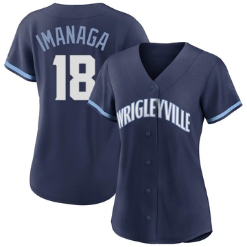 Navy Replica Shota Imanaga Women's Chicago Cubs 2021 City Connect Jersey