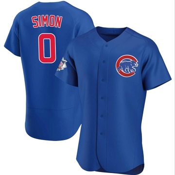 Royal Authentic Ronny Oliver Simon Men's Chicago Cubs Alternate Jersey