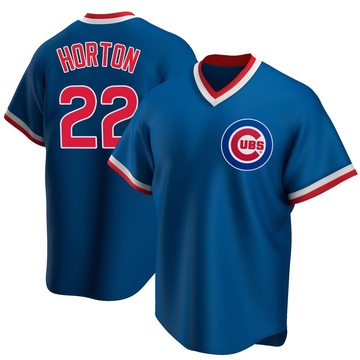 Royal Replica Cade Horton Men's Chicago Cubs Road Cooperstown Collection Jersey