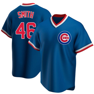 Royal Replica Lee Smith Youth Chicago Cubs Road Cooperstown Collection Jersey