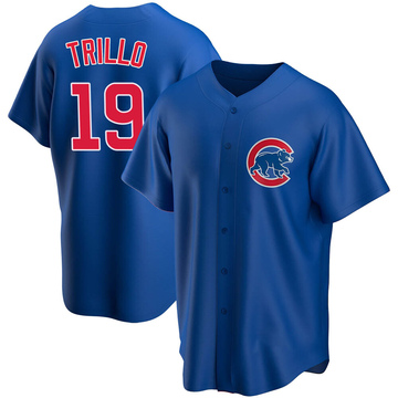 Royal Replica Manny Trillo Men's Chicago Cubs Alternate Jersey