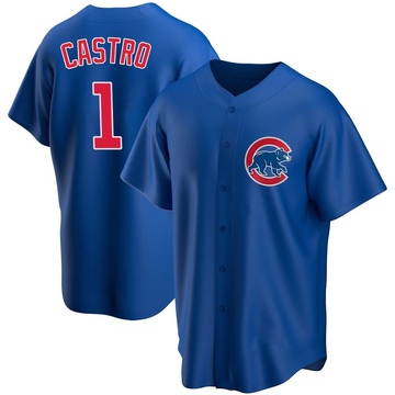 Royal Replica Willi Castro Men's Chicago Cubs Alternate Jersey