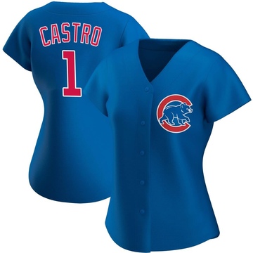 Royal Replica Willi Castro Women's Chicago Cubs Alternate Jersey