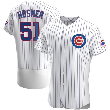 White Authentic Eric Hosmer Men's Chicago Cubs Home Jersey
