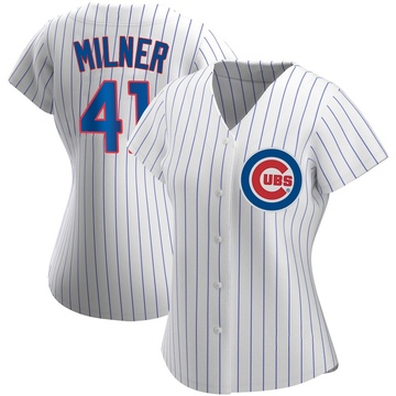 White Authentic Hoby Milner Women's Chicago Cubs Home Jersey