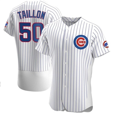 White Authentic Jameson Taillon Men's Chicago Cubs Home Jersey