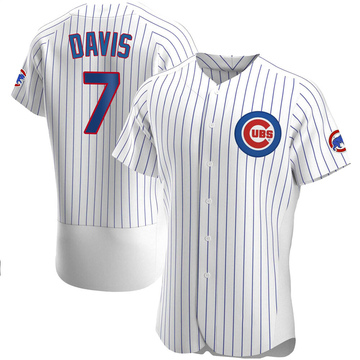 White Authentic Jody Davis Men's Chicago Cubs Home Jersey