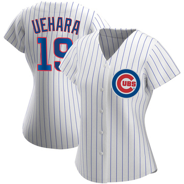 White Authentic Koji Uehara Women's Chicago Cubs Home Jersey