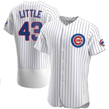White Authentic Luke Little Men's Chicago Cubs Home Jersey