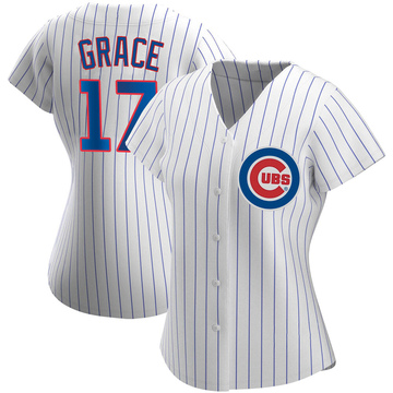 White Authentic Mark Grace Women's Chicago Cubs Home Jersey