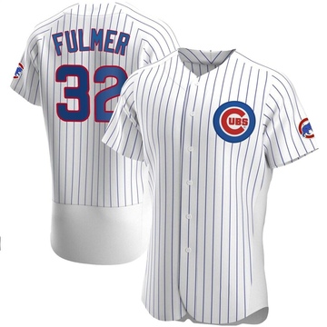 White Authentic Michael Fulmer Men's Chicago Cubs Home Jersey