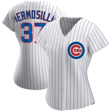 White Authentic Michael Hermosillo Women's Chicago Cubs Home Jersey